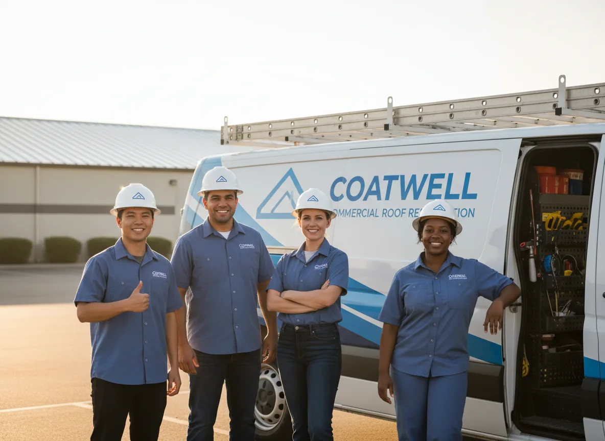Commercial roof coating company in Palmer, IL